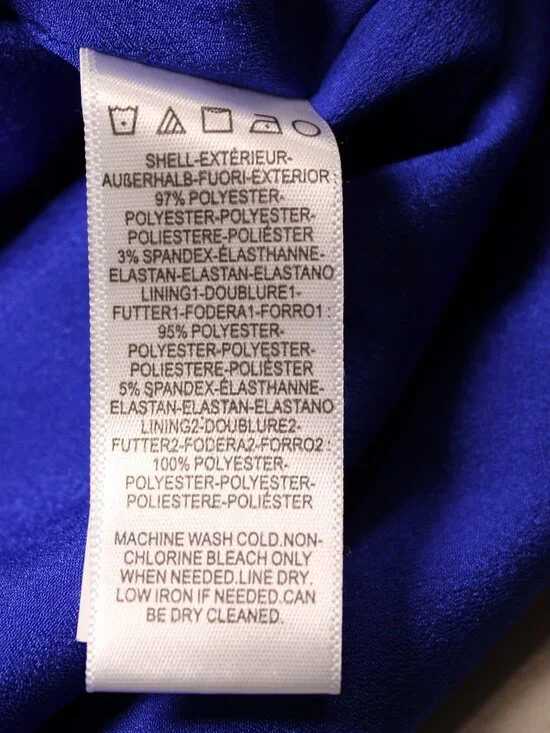 Women's Dress The Population Electric Blue Amada Sheath Sleeveless Dress - Picture 14 of 16